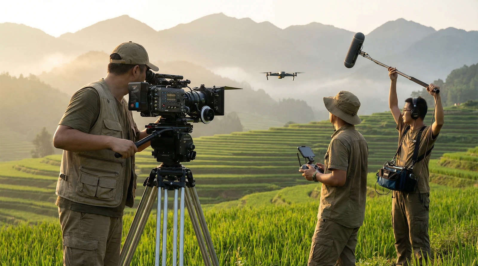 香蕉社区海角社区栏目云南梯田纪录片拍摄团队