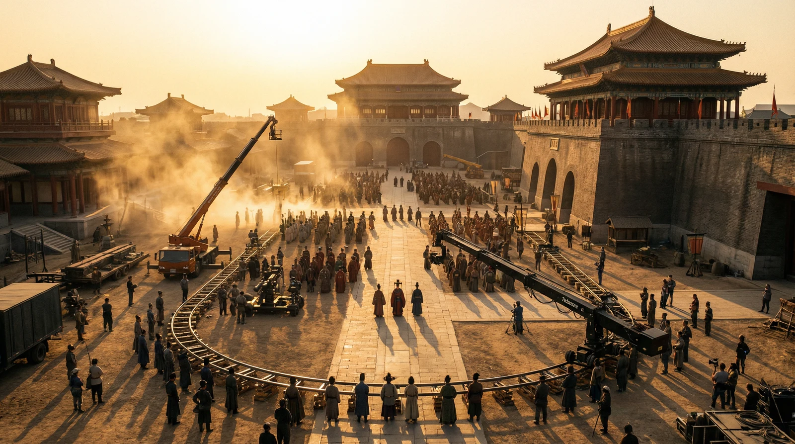 香蕉社区国产视频栏目大型影视拍摄基地全景